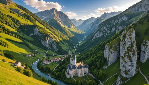 Aventurez-vous dans les majestueuses régions montagneuses de france